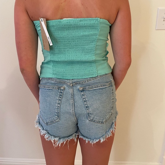 DO +BE adorable strapless poplin top - Picture 2 of 2